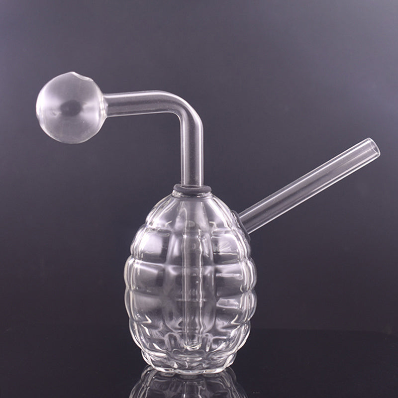 New Design Beaker Bong Grenade Shape Bubbler Water Bongs Thick Glass Bongs Recycler Water Pipes Oil Rigs Hookah with Removable Downstem Oil Pot Bowl