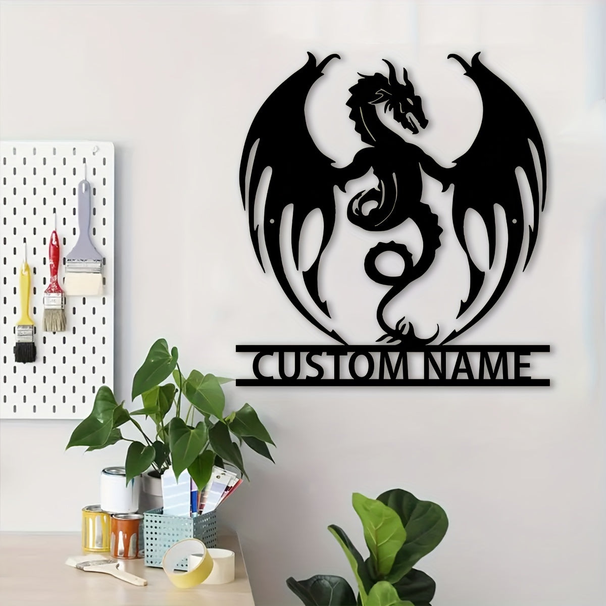 TEMU 1pc Custom Wall Art, Personalized Signs, Farmhouse Wall Decor, Metal Flaming , Custom Names, , Patio, Gifts