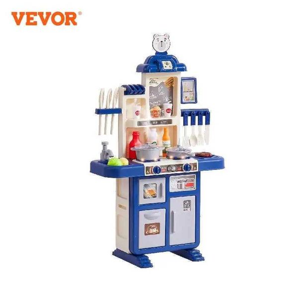 VEVOR Childrens Kitchen Toy Childrens Playhouse Kitchen Utensils Set 48 pieces Simulation Game Kitchen Childrens Cooking Toys X241107