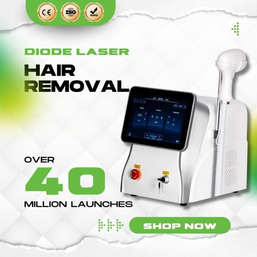 2025 NEW 808nm Professional Diode Laser Hair Removal Machine 3 Wavelength 755 808 1064nm Ice Platinum Permanent Depilation