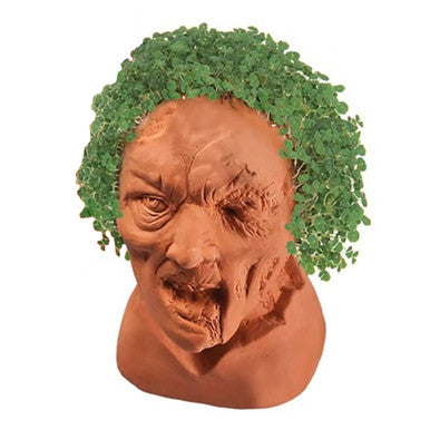 Chia Zombie Creepy Holden Handmade Decorative Planter