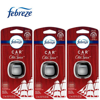 Febreze® CAR Old Spice Air Freshener Vent Clip (3-Pack)