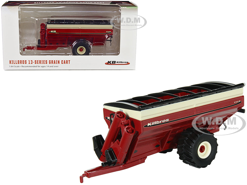 Killbros 1113 Grain Cart with Flotation Tires Red 1-64 Diecast Model by SpecCast