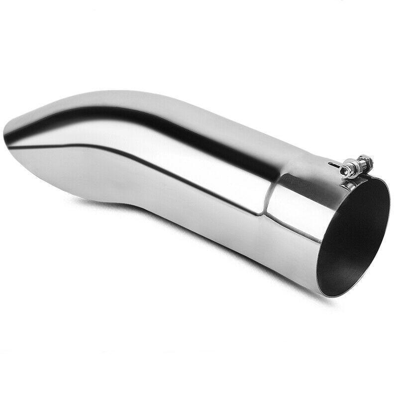 YITAMOTOR® 4" Inlet 4" Outlet 15" Long Stainless Steel Exhaust Tip Turn Down
