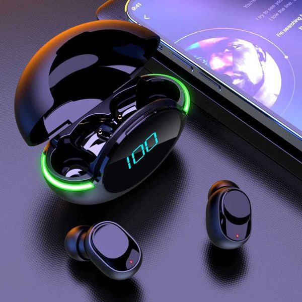 Headphones Y80 TWS Wireless Bluetooth-compatible5.1 Earphones Sport Earbuds In-Ear HiFi Stereo Headset With Mic For Xiaomi Smart Phone M2408