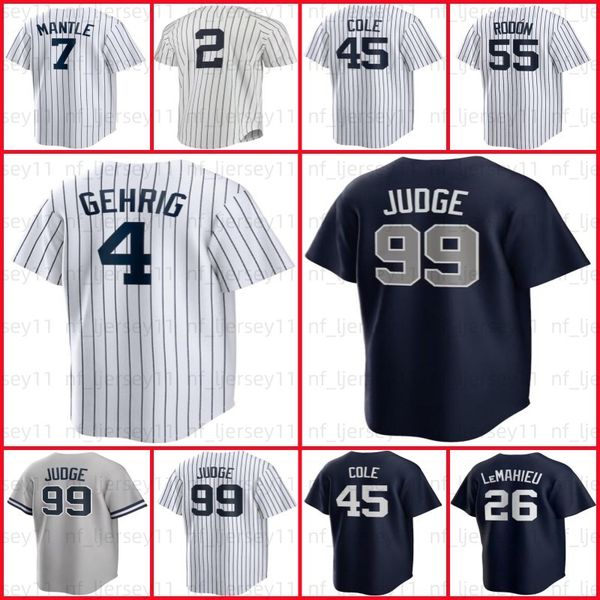 99 Aaron Judge Baseball Jersey 13 Gerrit Cole 48 Anthony Rizzo Gleyber Torres Derek Jeter DJ LeMahieu 28 Josh Donaldson Giancarlo Stanton Ti