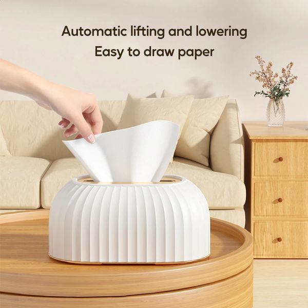 Tissue Box Desktop Tissue Organizer Shell Tissue Container Case Paper Holder Napkin Holder Household Storage Box 250114