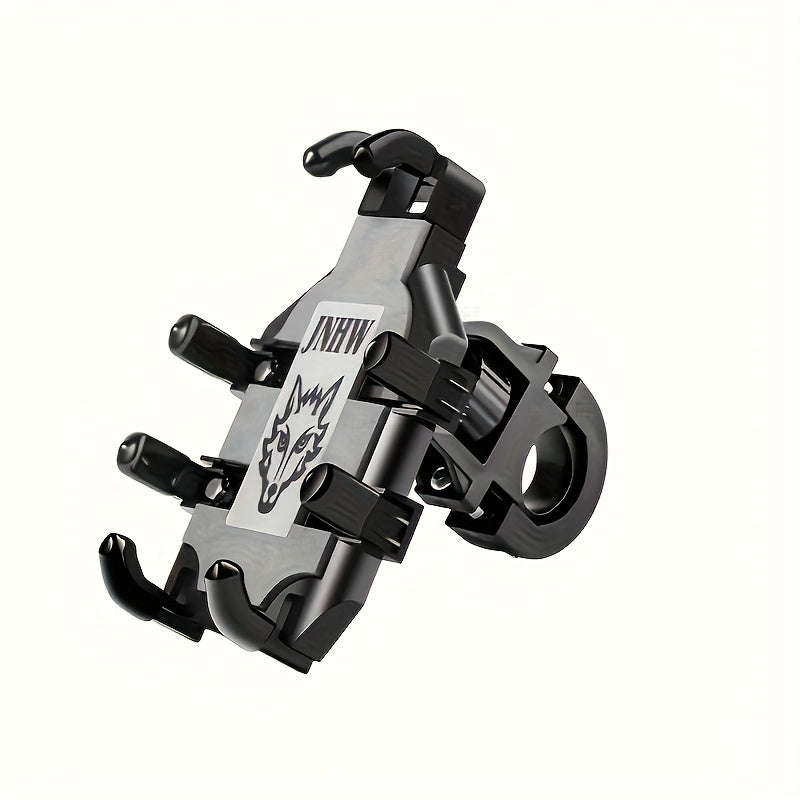 TEMU Universal Cell Phone Mount Bracket Clip Mobile Phone Holder For Bike Bicycle Motorcycle Scooter Stroller Atv E-bike Moto(handlebar Mounting)