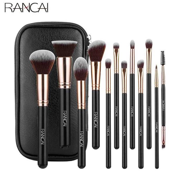 12 sets of professional high-quality synthetic hair basic powder contour eye shadow makeup brush W241113