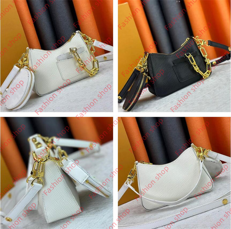 Designer TM Marellini underarm bag women chain Hobo handbag tote high quality Shoulder crossbody bags Clutch wallet purses lady messenger Satchels h