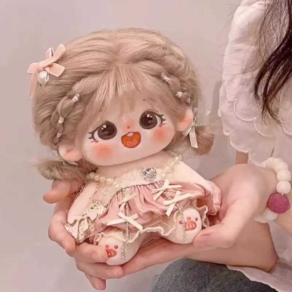 Kawaii Idol Doll Plush Princess Dolls Stuffed Figure Toys Cotton Baby Plushies Toys DIY Dress Up Cospslay Fans Collection Gifts Y240731