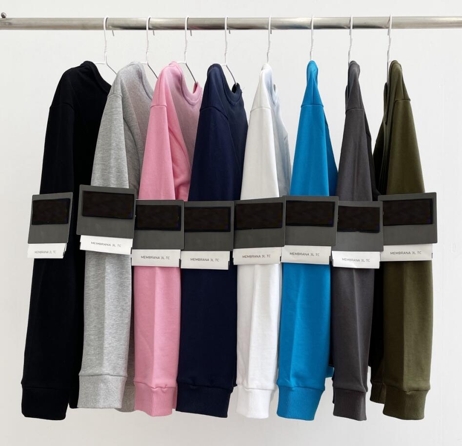 8 Colors STONE Spring Autumn Sweatshirts Candy Colors Hoodies ISLAND Fashion style Men Badge Embroidered Casual Logo Long Sleeve sweatshirt pullover