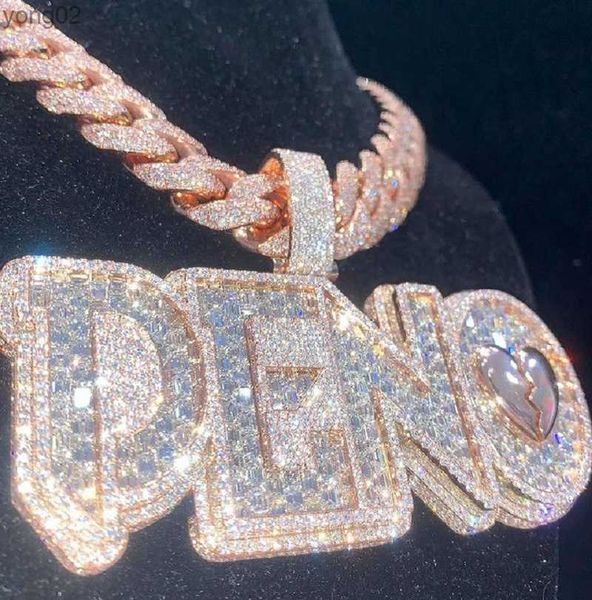 2023 New Fine Jewellery Custom Charm Pendant Chain Necklace with 925 Sliver for Men or Women