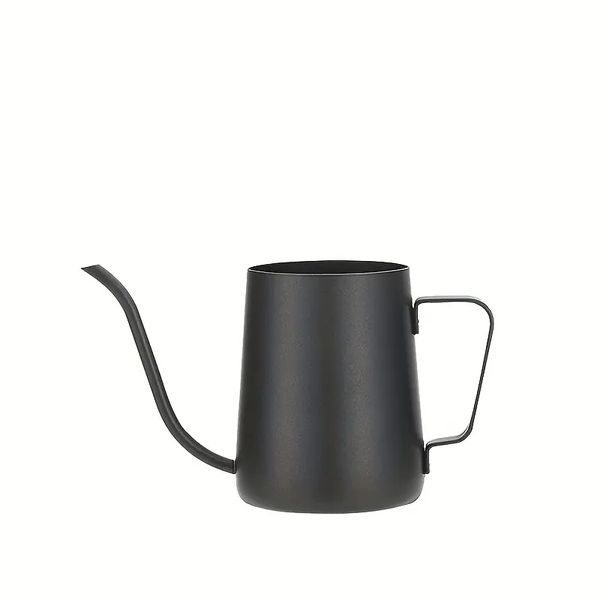 1pc Gooseneck Coffee Pot, Hand-brewed Coffee Pot, Stainless Steel Hanging Ear Hand Blunt Pour Over Drip Pot For Coffee Maker, Gift For Coffe