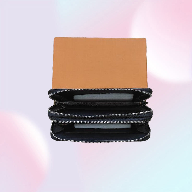 Women Wallet Fashion Classic Luxury Men Double zipper Long Wallets Designer Lady Clutch bag Card holder Purse With Box4456359