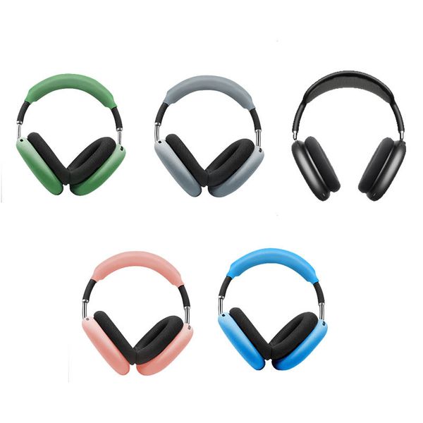 For Airpods Max Headphone Accessories Solid Silicone High End Custom Waterproof YKK Zipper Protective PU EVA Hard Storage Headphone Travel C