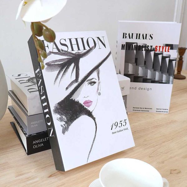 2024 New Storable Decorative Book Storage BoxMagnetic Fake Books Decoration Props Book Study Room Decoration Book Hotel CafeXJ240828