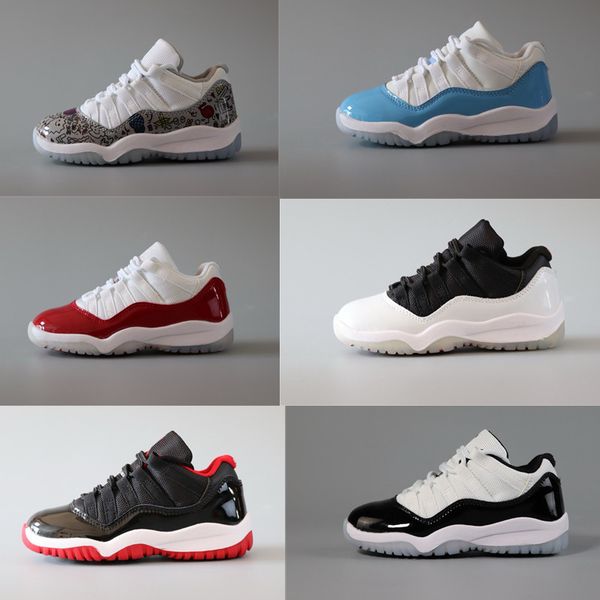 UNC Low Top Infant Kids Shoes Tuxedo Concord Sketch Sneakers Cherry Bottom Bright Citrus PS GS TD Youth Designer Toddler Big boys Girls Chil