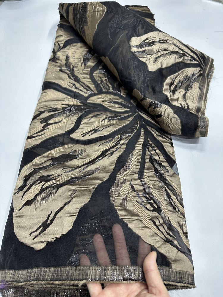 Hot Sale Rose Red African FrenchStyle Luxury Brocade Fabric High Quality 2025 for Sewing Evening Prom Women Dresses by 180 inchs