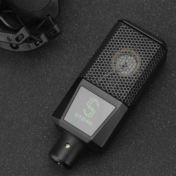 Studio Microphone Professional Condenser Mic Gaming Live Streaming Broadcast without 48V Phantom Power For Computer Phone PC CL240813