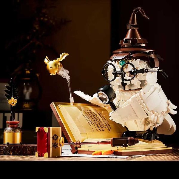 Creative expert owl series moc games Building Block bricks Magic World model toy set gifts Harry Christmas 1162 pcs 71043 Y250108