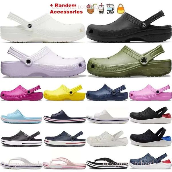 Clogs Sandals Designer Slippers croc slides Slippers On Casual Beach Waterproof Shoes men Classic Nursing Hospital Women Slip Work Medical f