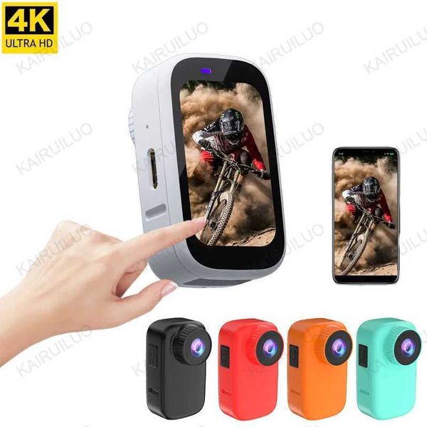 Sports Action Video Cameras 4K action camera highdefinition touch screen pocket action camera outdoor anti shake sports DV wireless WiFi min