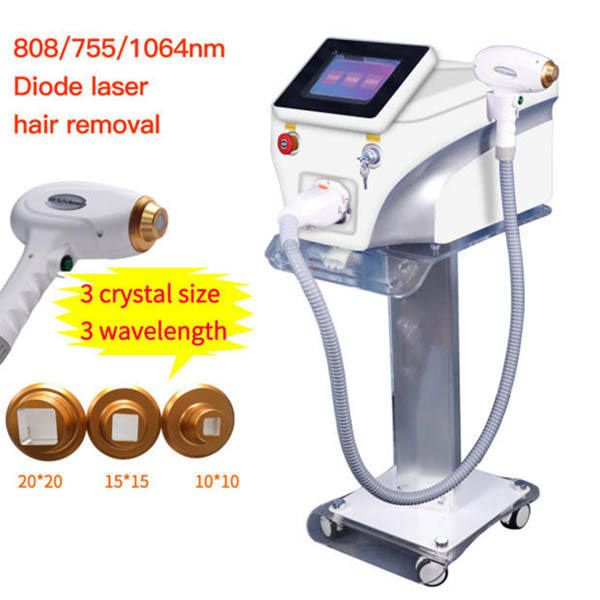 OEM-ODM Pain-free Hair Removal Machine 755 808 1064nm 3 Wavelength Safe and Reliable with Fast Cooling System Skin Tightening Pore shrinking