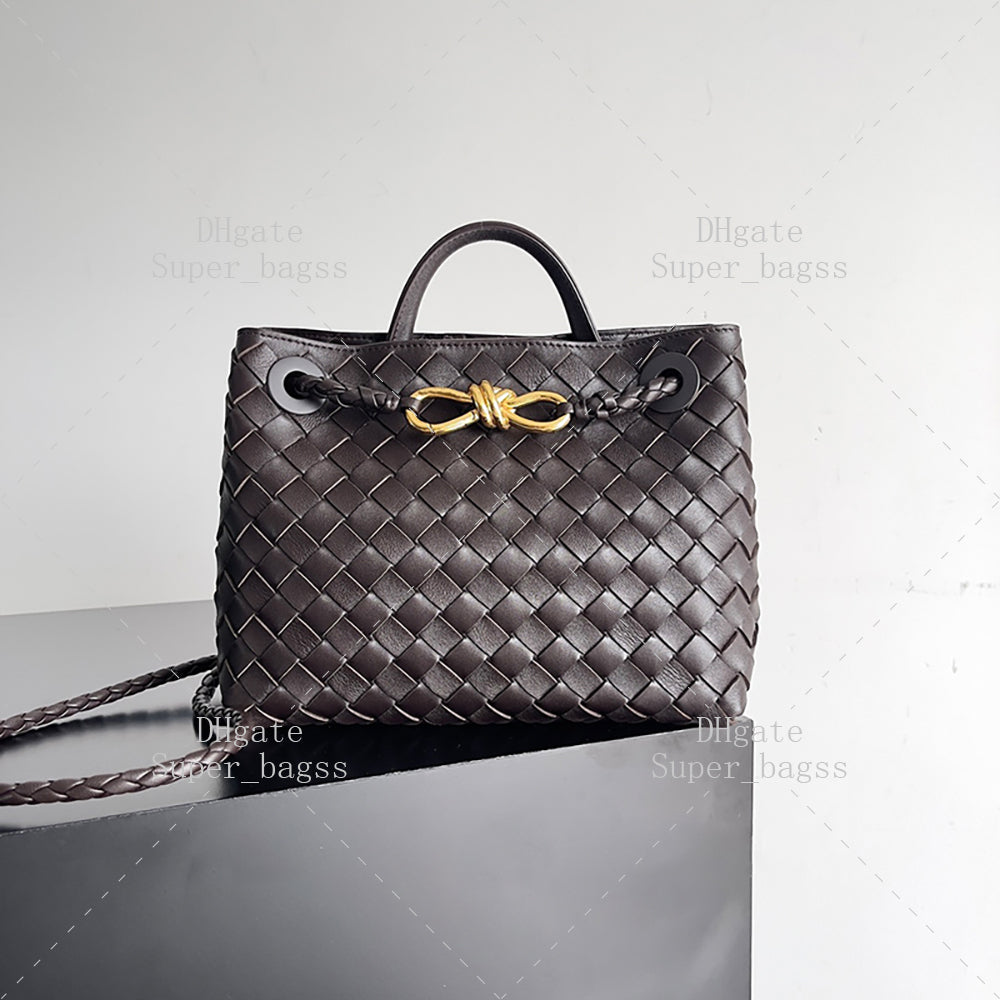 Designer Crossbody Bag 25CM Luxury Handle Bag Super Quality Intrecciato Lambskin Shoulder Bag Knitting Leather Bag Small Handbag With Box YB01