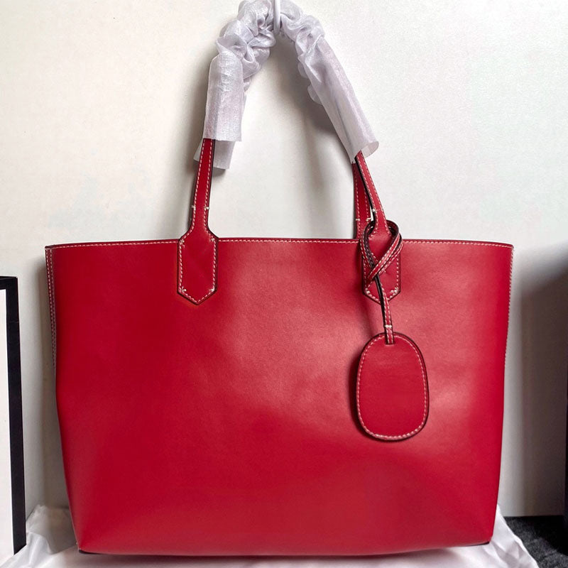 Designer Bag Women&#039;s leather Canvas double sided tote bag Shoulder purse High quality handmade handbag Women&#039;s shoulder purse