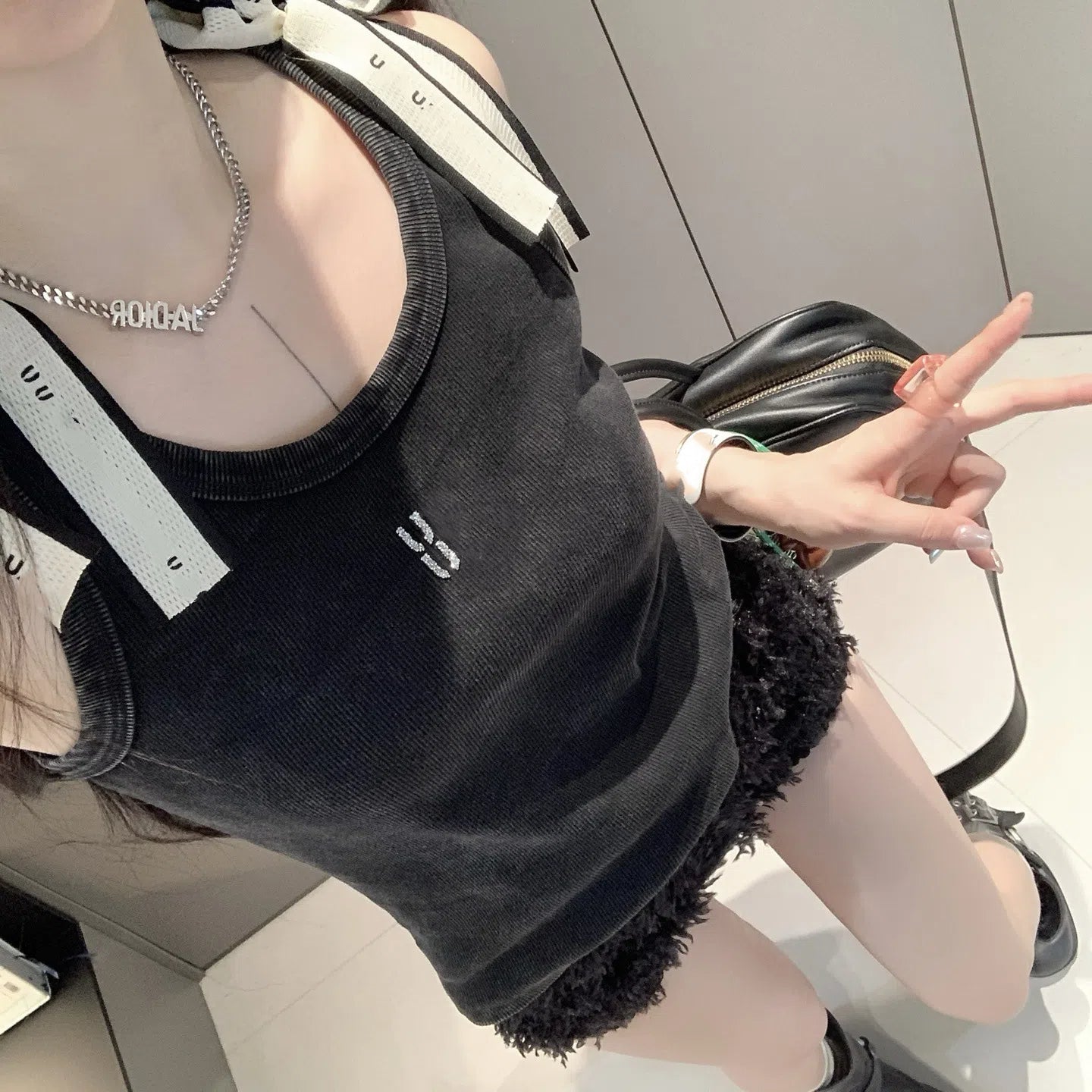 designer tank top women tanks t shirt Classic Knit Fashion Letter Pattern summer Fashion Sleeveless High Quality Womens Clothing