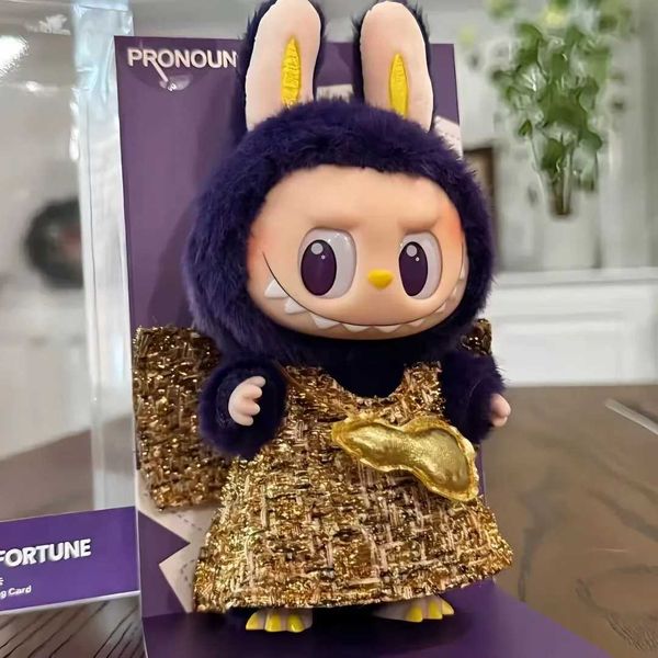 Popmart Bubble Milan Fashion Week Series Labubu Doll Plush Toy with Innovative Design Chinese Version Z250208