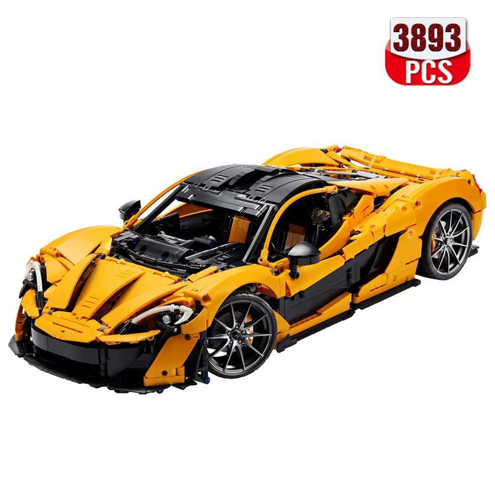 2024 New P1 Super Racing Car Model Building Blocks 1 8 Assembly Set Bricks Technical Toys For Children Christmas GiftsY241105KUGR