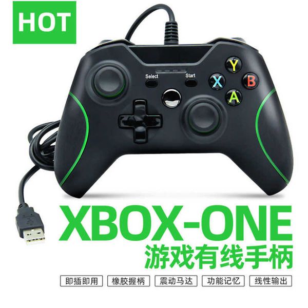 Game Controllers Joysticks XBOX ONE Gaming Controller Dual Vibration XBOX ONES Wired Controller Compatible with X-one-PC Computers z250210