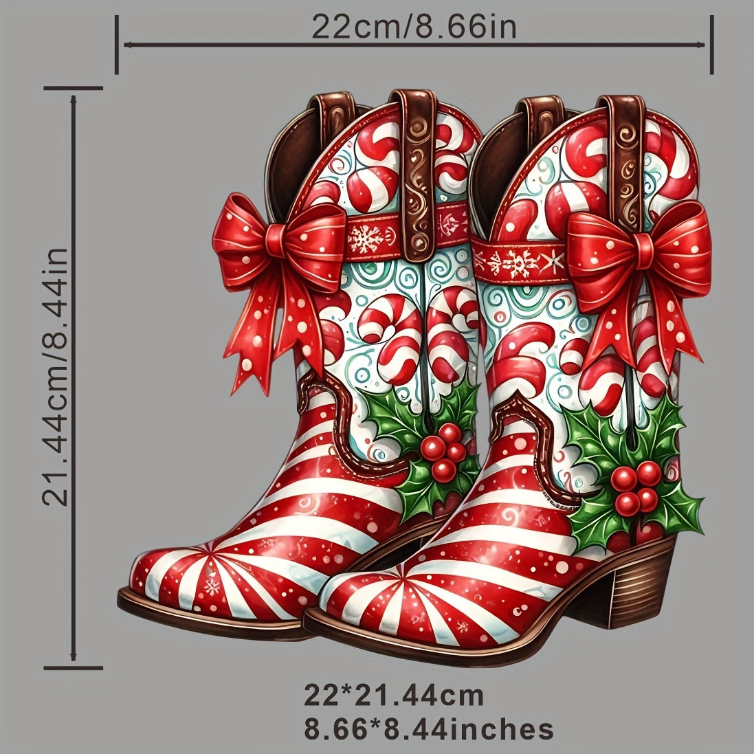 TEMU 1pc-2pcs-3pcs Christmas Boots Iron-on Patches, A-grade Washable Heat Transfer Decals For Men's T-shirts, Backpacks, Caps, Vintage Clothing &