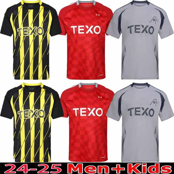 24 25 AbeRdEen Soccer Jerseys MIOVSKI 2024 2025 DUK DUNCAN Men Uniforms Kids Football Shirts Kits socks full sets