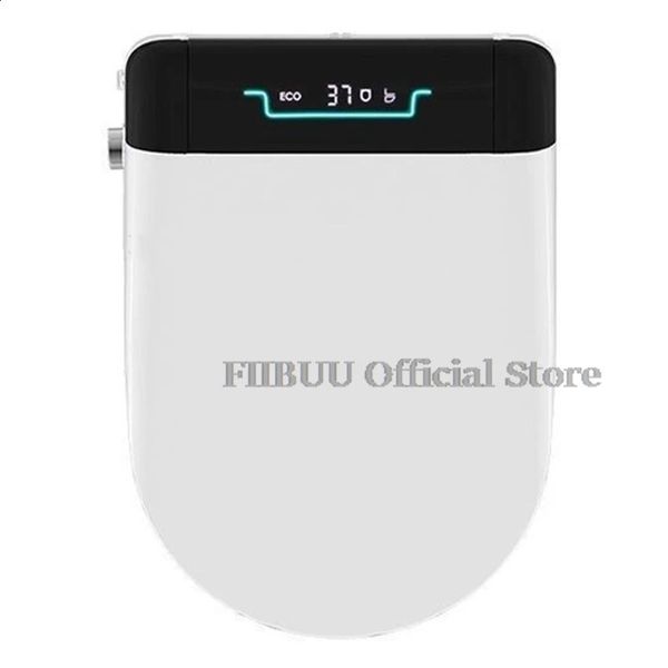 Elongated Bidet Smart Toilet Seat Cover Toilet Seat Lid Intelligent NightLight Seat Heating and Temperature Adjustment SoftClose 240812
