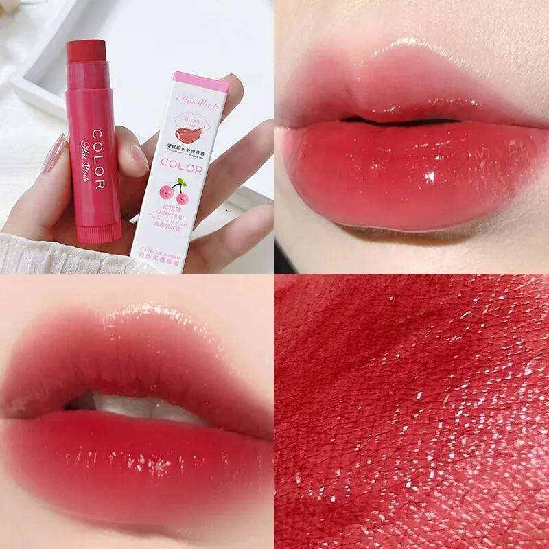 free shipping Colored moisturizing lip balm lipstick moisturizing, moisturizing, diluting lip lines, anti-drying lip balm