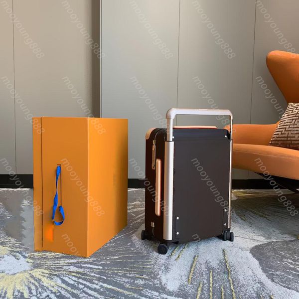 10A Top Tier Luxuries Designers Horizon 55 Suitcase Mirror Quality Boarding Rolling Luggages Spinner Travel 4 Wheel Men Women Trolley Case