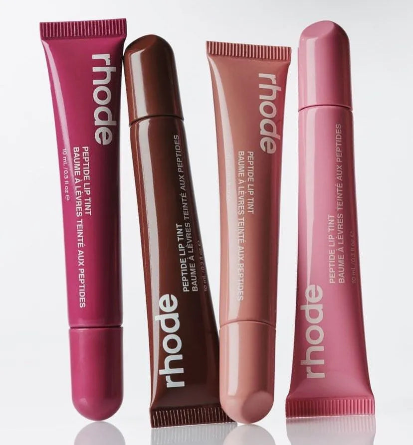 Make up Lip Gloss rhode Toast Espresso Raspberry jelly Ribbon Hailey lipstick Moisturizing Shiny glitter liquid lipstick clear lipgloss beauty Cosme