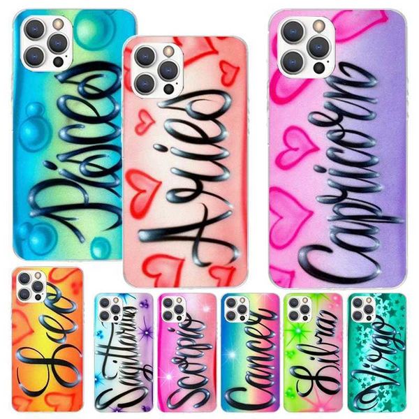 Cell Phone Cases Aries Leo Libra Pisces Virgo corn phone case suitable for Apple iPhone 15 14 12 11 Pro Max Mini XS XR X 7 Plus 8+SE Soft Si