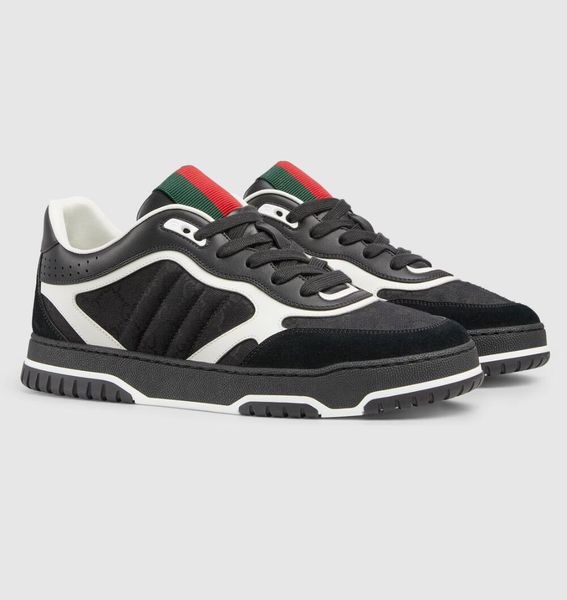 Special S-F2025 Men Re-Web Shoes Heritage Stripes Calfskin Leather Trainers Party Dress Technical Mesh Discount Man Skateboard Walking EU38-