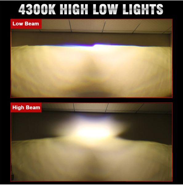 Bi Led Lenses 3 Inch For Headlight H7 H4 Led Projector Lens 9005 9006 Car Lamps Diode Angel Eyes 4300K 6000K Turbo Retrofit Kits