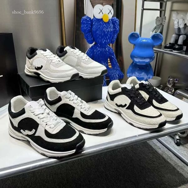 Luxury Designer Womens Caual Shoes Chnnel Out of Office Sneakers Outdoor Running Shoes Vintage Suede Leather Trainers Fashion Derma City Gsf