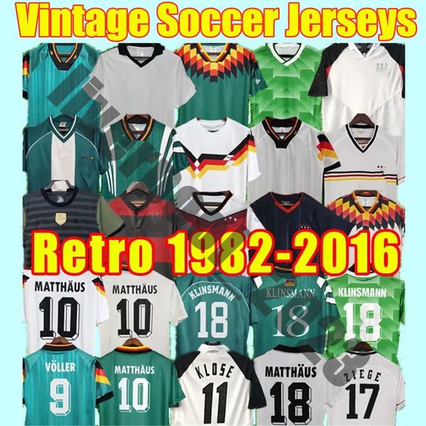 1988 90 92 96 98 GermanyS Retro Soccer Jerseys Littbarski BALLACK KLINSMANN 02 06 2014 16 shirts KALKBRENNER Matthaus Hassler Bierhoff KLOSE