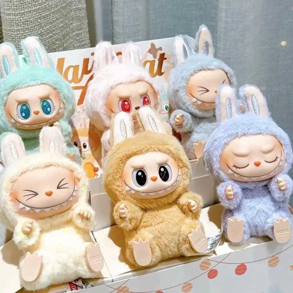 New The Monsters Labubu Sitting Par aron Vinyl Face 2.0 Blind Box Cute Plush Pendant Figure Doll Decor Toys Gifts Z250206