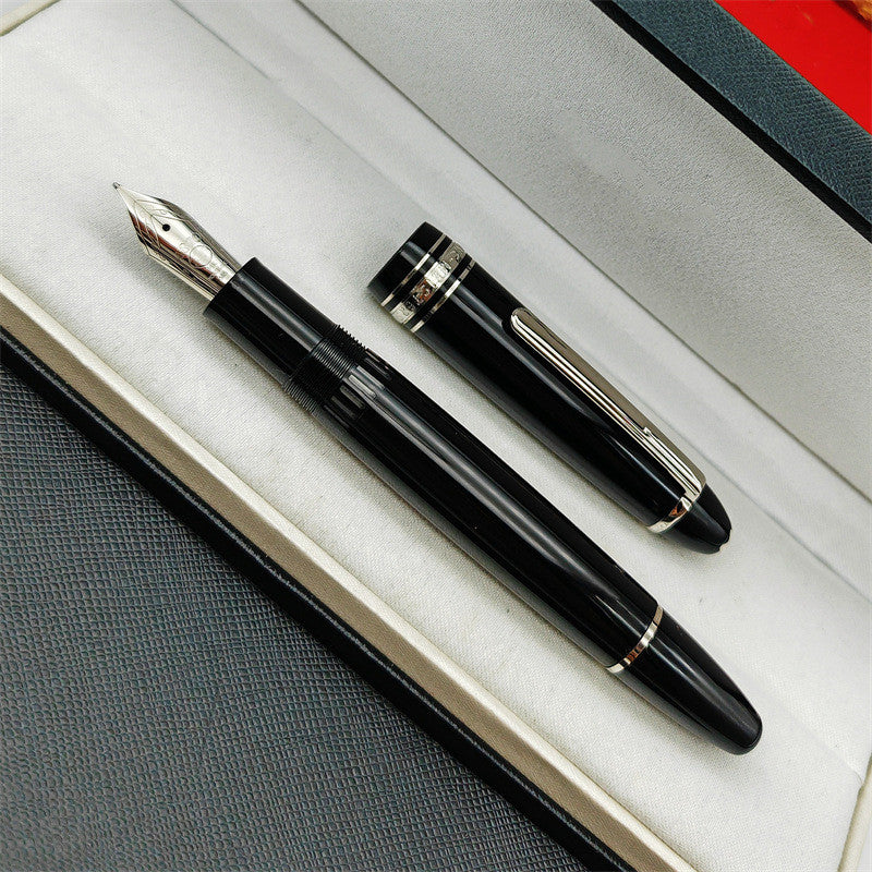 MSK 149 Series Fountain Pens With Serial Number Visual Window Piston Ink Absorption Luxury Business Office MB Writing Stationery as a Gift