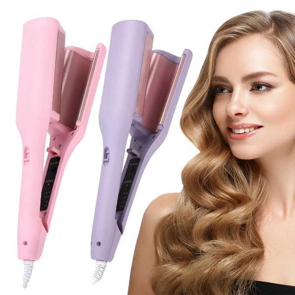 Hair Curlers Straighteners 32mm adjustable temperature curling rod for rapid heating of ceramic large wave device H250112