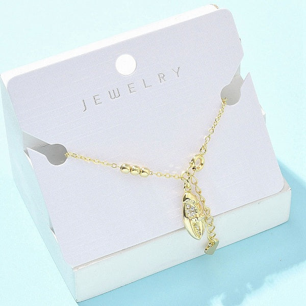 Charm-Armbänder aus Messing mit Mikropflaster und klarem Zirkonia für Damen