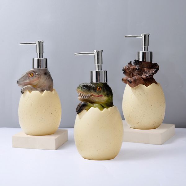Liquid Soap Dispenser Creative Dinosaur Shape Lotion Bottle Hand Sanitizer Bathroom Shampoo Shower Gel s Empty s 221123
